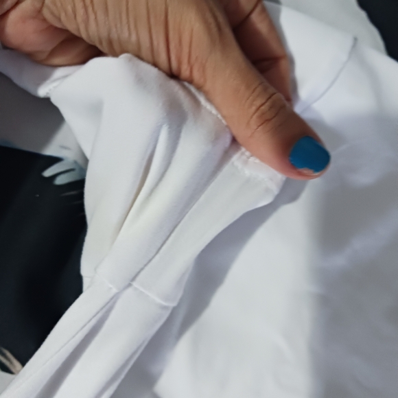 NEW YORK SOHO Women White Short Sleeve Shirt - Picture 12 of 14